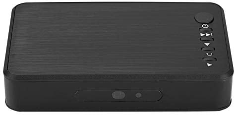 ASHATA HDMI 1080P HD Audio und Video Player HD-Video-Player Multimedia Player mit IR Fernbedienug unterstützt USB-Laufwerk, Mobile Festplatte, SD-Karte,2,5-Zoll-Mobile-Festplatte (3,5