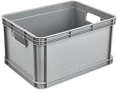 keeeper Transportbox, Stapelbar, Polypropylen, 20 l, Robert, Nordic Grey