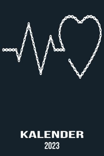 Kalender 2023: XXL Kalender DIN A5 2023 1 Tag = 1 Seite mit großem Tagesplaner und großartiger Übersicht. Monatsübersicht, Erinnerung und Notizen in ... | Heartbeat Fahrrad Kalender 2023