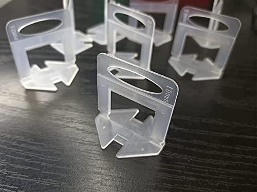 Fliesen-Nivelliersystem 1 mm, 300 Pcs für professionelle Keramikfliesen- und Stein-Installation, Fliesen-Nivellierer, Abstandshalter, Kunststoff-Clips für Wand, Boden, 1mm, nur Fliesen-Abstandshalter