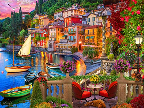 Vermont Christmas Company Italiens Comer See Puzzle 550 Teile