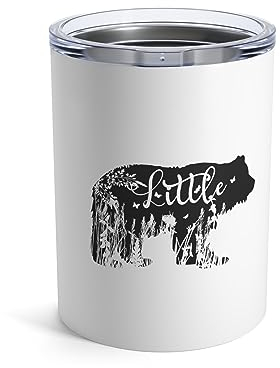 Teegarb Letter Blanket Vaso de oso pequeño de 10 onzas, 10 onzas