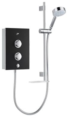 Mira Showers Decor 8.5KW Black Onyx Single Outlet Electric Shower 1.1894.004