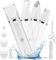 BENTFINE 4 en 1 Tondeuse Chien Set, Silencieuse Tondeuse Chat avec Ponceuse d'ongles, Sans Fil Fondeuse Toilettage pour Animaux avec 4 Têtes de Coupe