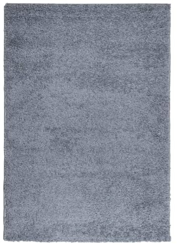 vidaXL Shaggy Rug, Floor Mat for Living Room Bedroom, Area Rug for Decorative, Non Slip Floor Carpet, Modern Style, High Pile Modern Blue