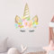 astylishome Girls Wall Stickers for Bedrooms Flower Romantic Colorful Floral Unicorn Decals Self Adhesive Wallpaper for Girl Bedroom Living Room Walls Art Home Decor 1018