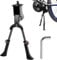 BORDEAG Fahrradständer Doppelständer,24-29 Zoll Zweibein-Ständer,Zweibeinständer Fahrrad,Doppelständer Fahrrad Für Mountainbike,Cityrad,E-Bike,Trekkingrad,Aus Aluminium,Schwarz