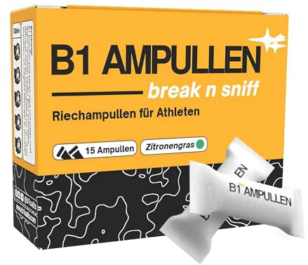 B1 AMPULLEN® Riechstäbchen Riechampullen - Eishockey, Handball, Kraftsport, Gym & Co. - Ammoniakstäbchen