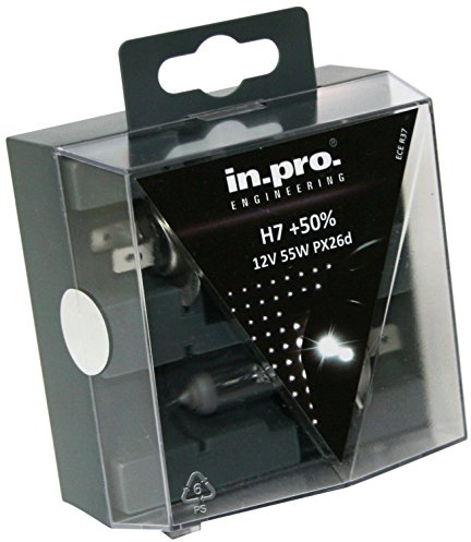 in.pro. Glühlampe H7 plus 50% Twinbox 2 Stück