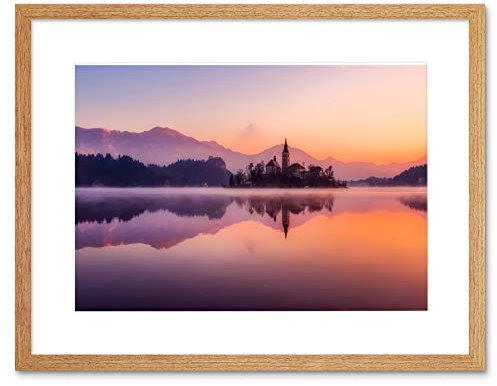 Lake Bled Island Slovenia Framed Wall Art Print See Insel Slowenien Wand