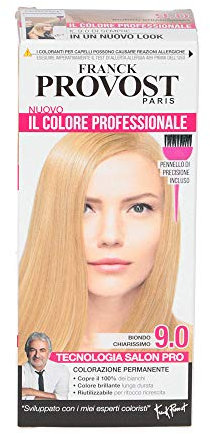 Franck Provost Tinta Capelli Colore Professionale a Domicilio, Valorizza Riflessi e Brillantezza, Biondo Chiarissimo