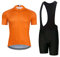 Herren Quick-Dry Radtrikot Set Rennrad Fahrradshirt + Trägerhose mit 9D Gel Pad MTB Reitbekleidung Kit