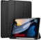 ZtotopCase für Neu iPad 9/8/7 Generation Hülle mit Stifthalter, Ultradünne Soft TPU Rückseite Abdeckung Schutzhülle, Auto Schlaf/Aufwach für iPad 10,2 Zoll 2021/2020/2019, Schwarz