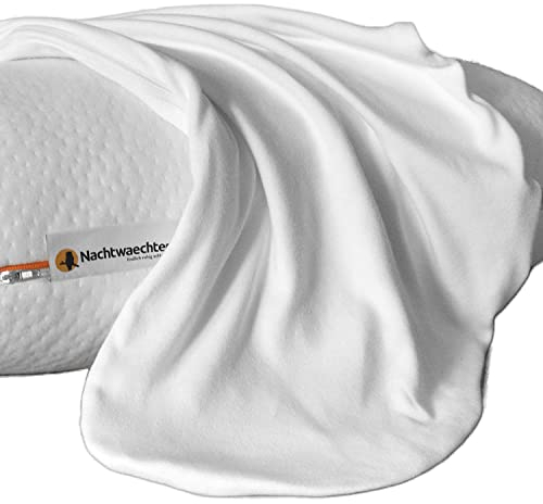 Nachtwaechter Kissen-Bezug für Seitenschläfer- und CPAP-Kissen LINA, Weiss