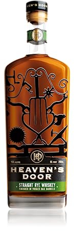 Heaven's Door Straight Rye Whiskey 43Prozentvol Grain-Rye-Corn Whisky (1 x 0,7 l)
