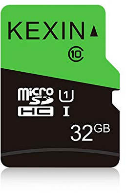 KEXIN Carte Micro SD 32Go, Carte Mémoire MicroSDHC 32 Go U1 UHS-I C10, Carte TF pour Utilisation dans Caméra d'action, Smartphones, Système de Sécurité, Drone, Dash Cam, Caméra de Surveillance, etc.