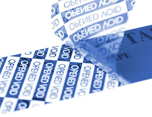 Sicherheitssiegelband mit Aufdruck Security Tape Manipulationsschutz (blau)