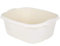 Wham Plastic Rectangular Washing Up Bowl , Kitchen Basin Sink Cutlery Tidy Bowl (Soft Cream)