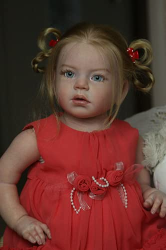 Enjoy with Love Neu 25 Zoll Reborn Isabella Puppenset Kleinkind Prinzessin Mädchen Soft Touch Unvollendete Puppenteile