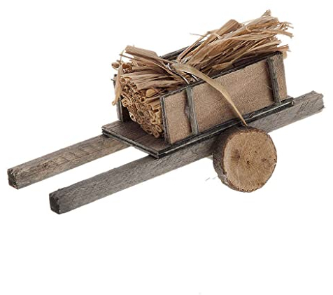 Holyart Karre mit Stroh f?r Krippe