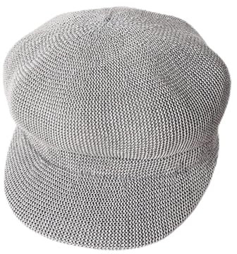 oonui Beret Femme Chapeaux Gavroche pour Femmes Été Respirant Maille Béret De Paille Réglable Artiste Peintre Casquettes Octogonales Visière Chapeau De Soleil De Plage,Grey,56-60Cm