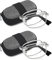 VEVESMUNDO Herren Lesebrille Faltbare Klappbare Zusammenklappbar Metall Faltbrille Klappbrille (+2.75, 2 Stück Silber)