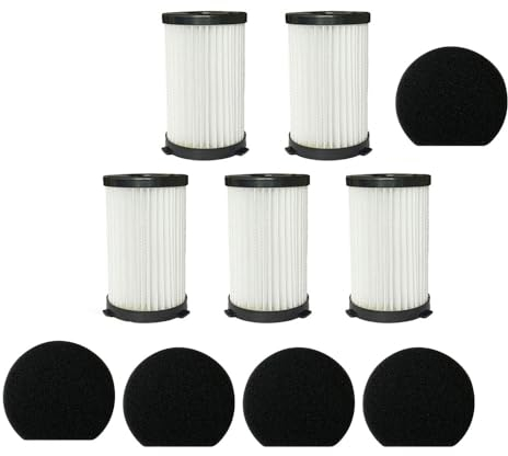 Genérico FMingNian Filtro Hepa para Cecotec Conga Thunderbrush 520 550 560 Ariete Handy Force 2761 2759 RBT aspiradora repuestos Accesorios Filtro Hepa (Color : 5Pcs)
