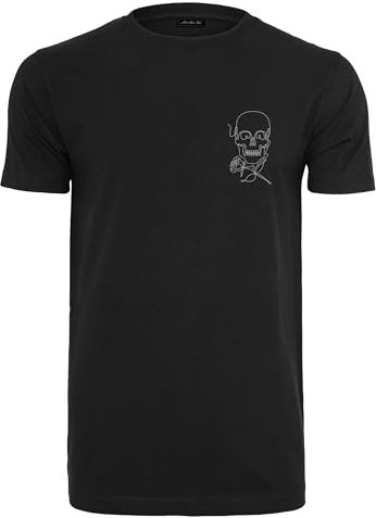Mister Tee Herren Skull One Line Tee Black, XXL