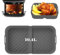Cathpetic 1×10.4L Air Fryer Silicone Liners for Ninja Foodi Flex Drawer AF500UK 10.4L, Large Capacity Grey, Flex Drawer Accessories