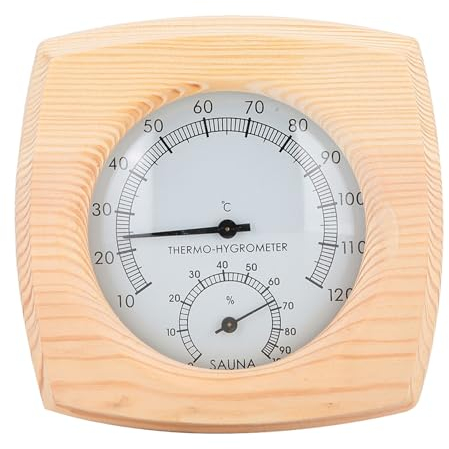 2 in 1 Thermo-Hygrometer, Digital Sauna Thermometer Hygrometer Sauna Temperature Gauge Humidity and Temperature Meter Sauna Steam Room Accessories