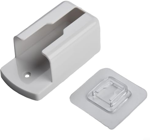 ZAMETTER Soporte para control remoto, organizador de pared autoadhesivo, caja de almacenamiento para controlador de aire acondicionado, color (pequeño)