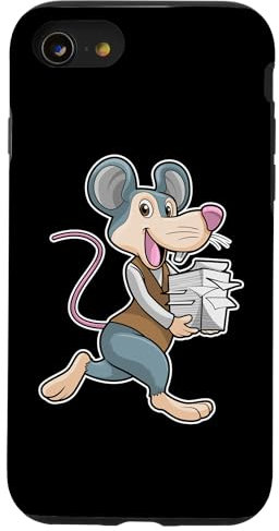 Carcasa para iPhone SE (2020) / 7 / 8 Ratón Secretario Pila de papel