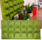 NIZUUONE Greening - Vaso Pensile da Parete per Giardino Esterno, per Coltivare Borse per Piante, Fioriera Verticale, 18 Tasche, per Finestra della Cucina, Balcone, Patio, Erbe Aromatiche,
