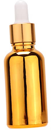HONMEET Botella Gotero Galvanoplastia 30ml Ideal Para Aceites Esenciales Rellenable