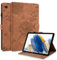 Rostsant Coque Samsung Galaxy Tab A8 10.5 Pouces Pissenlit Housse en Tablette Cuir TPU Cover Case Étui Housse de Protection pour Samsung Tab A8 2022 SM-X200/SM-X205 Brun