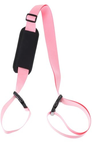 PATIKIL Correas para Sillas de Playa, Correas Ajustables para Sillas de Playa con Hombreras para Playa, Camping, Mochilero, Picnics, Bicicletas Plegables, Rosa