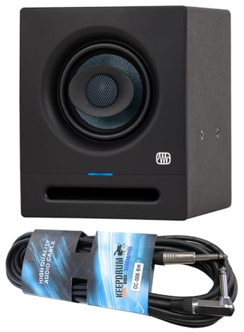 Presonus Eris Pro 4 Aktiver Studio-Monitor Lautsprecher mit keepdrum Klinkenkabel