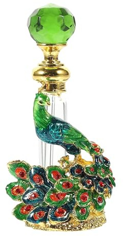 Perfume Bottles Empty Decorative Vintage Glass Refillable Empty Bottle,Antique Perfume Bottles Portable Perfume Bottle, Travel Perfume Bottle Refillable, Vintage for Perfume 4ml