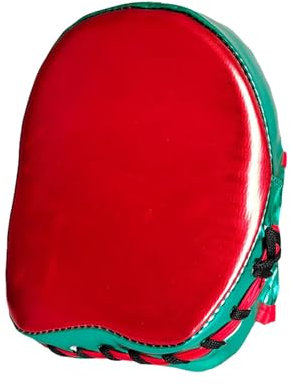 Ronyme Boxpolster Focus Boxsack für Training Training Strike Pad Gebogene Schlagpratze für Kickboxen Boxen Karate Muay Thai, Rot