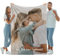 iDIY Personalisierte Decke mit Foto und Text – Fotodecke Selbst Gestalten – Personalisierte Geschenke für Familie, Paare, Muttertag und Vatertag - Foto Geschenk - 1 Foto
