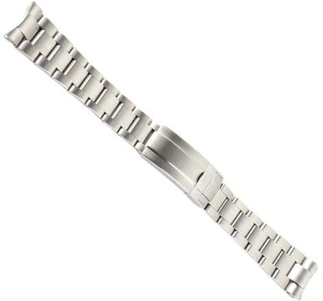 honyeuk Stainless Steel Watch strap For Rolex Cinghia Sangle Gurt Matte Brushed Watch Bracelet Accessories Parts Correa Glide Lock 20MM(A1)