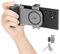KIWIFOTOS Large Smartphone Phone Camera Grip Holder with Detachable Zoom Function Wireless Camera Remote Control, Tripod Mount with Cold Shoe for Width 59-85mm iPhone Android Shooting (Black)