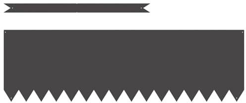 vidaXL Rasenkanten 10 pcs Schwarz 100 x 0,5 x 30 cm Stahl