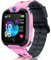 Smartwatch per Bambini con Telefono, Orologio Intelligente con 16 Giochi Chiamata Musicale SOS Touchscreen Fotocamera, Smart Watch per Ragazzi Ragazze Regalo di Compleanno[Scheda SD integrata] (Rosa)
