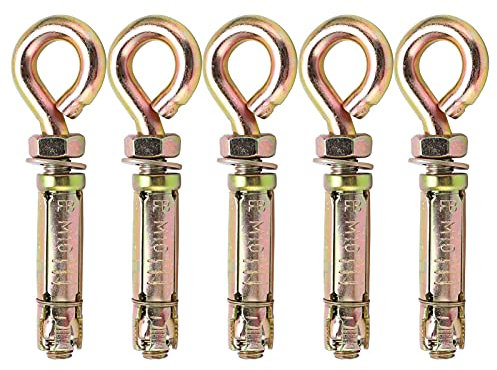 Boulons d'expansion robustes pour fixation sur mur en béton 11 x 1,6 cm, pour montage sur béton de ciment, adaptés à la rénovation domiciliaire