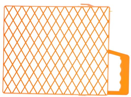 Orange ABS Plastic Paint Bucket Grid for Home Improvement | Lightweight Portable Build, Even Paint Distribution, Reusable for Household DIY Projects
