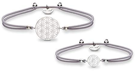 Armbänder Set Lebensblume 925 Silber Geschenk