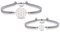 Armbänder Set Lebensblume 925 Silber Geschenk