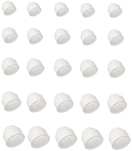 5 dadi di copertura esagonali da M4 a M30, bulloni di protezione, rotondi, esagonali, cupola, in plastica, per auto (M12/Hex 19 mm)