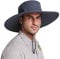 Gisdanchz Sonnenhut Tropen Herren Damen Wasserdicht Outdoor Tropenhut Safarihut Buschhut Anglerhut Sonnenmütze Masche Sonnenschutz Kopf Gartenhut Wanderhut Wide Brim Boonie Bucket Hat,Dunkelgrau